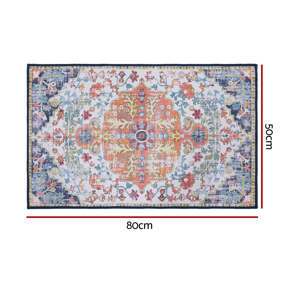 Floor Rug 50X80 Doormat Carpet Short Pile Non-Slip Entryway Mat Bohemian