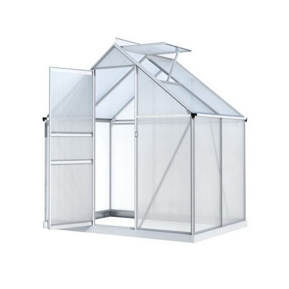 Greenhouse Aluminium Polycarbonate Premium Garden Storage Shed 3.1Mx1.9Mx2.0M
