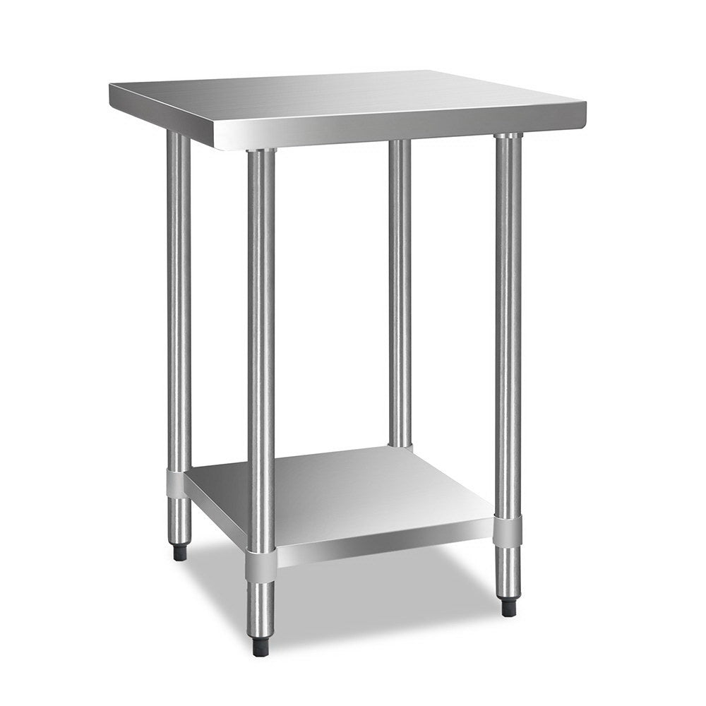 610x610mm Stainless Steel Kitchen Bench 430