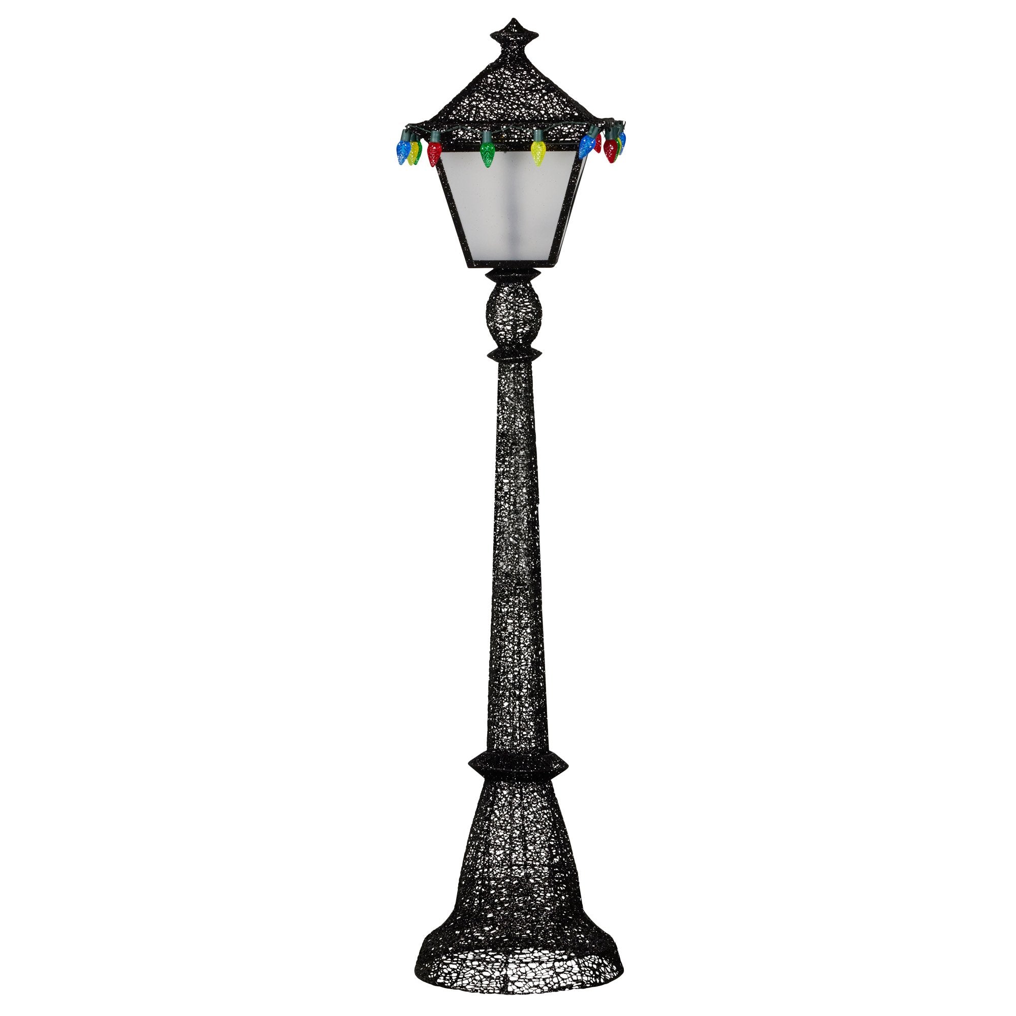 Christmas Lamp Post Display 183cm With Lights