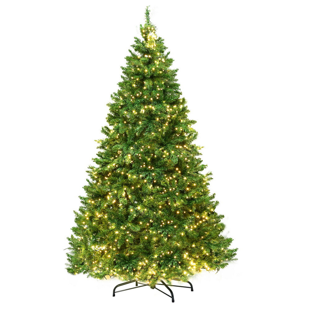 6FT / 1.8M Christmas Tree – 874 Tips – Pre-lit 874 Warm White LED Lights