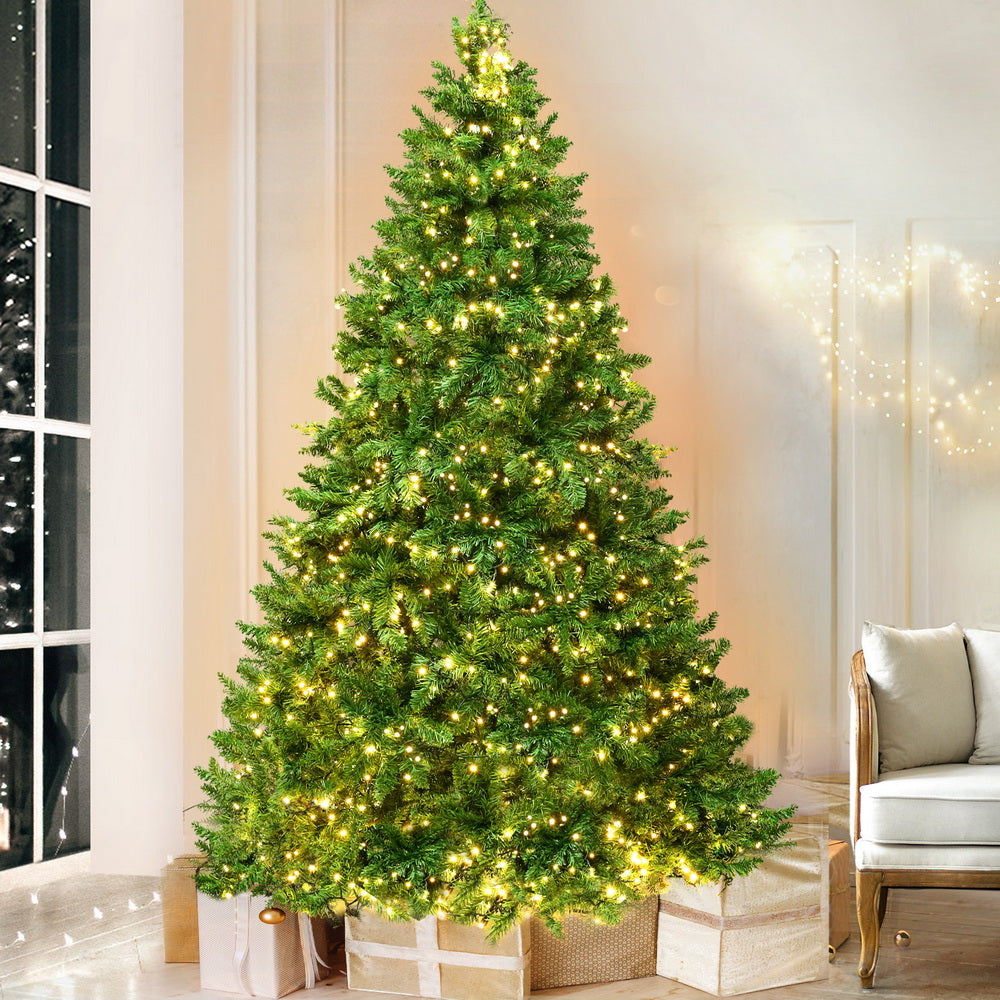 6FT / 1.8M Christmas Tree – 874 Tips – Pre-lit 874 Warm White LED Lights