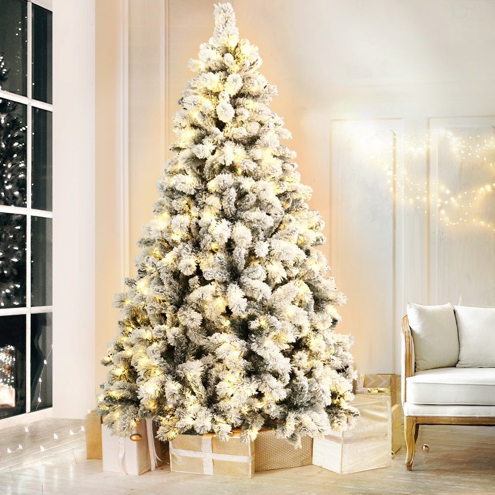 6FT / 1.8M Christmas Tree – 781 Tips – Pre-lit 350 Warm White LED Lights