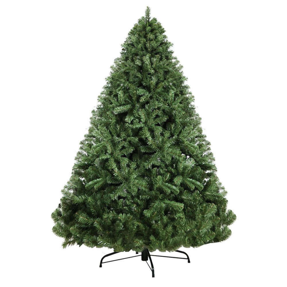 7FT / 2.1M Green Christmas Tree – 1250 Tips – Traditional Full Design