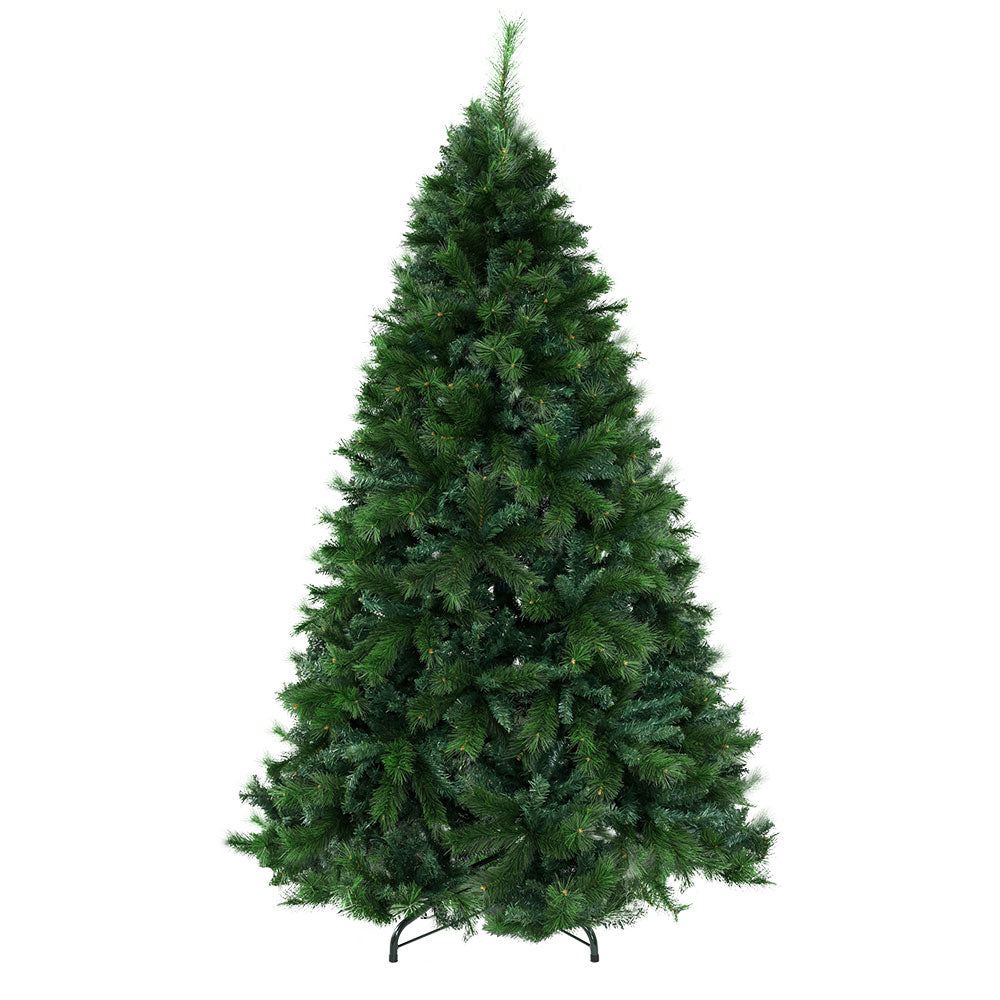 8FT / 2.4M Pine Needle Christmas Tree – 2100 Tips – Classic Full Design