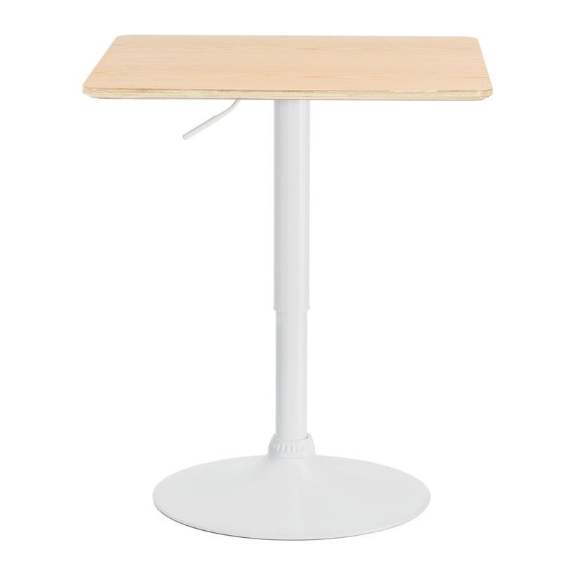 Square Bar Table with Swivel Base and Gas Lift - 60CM