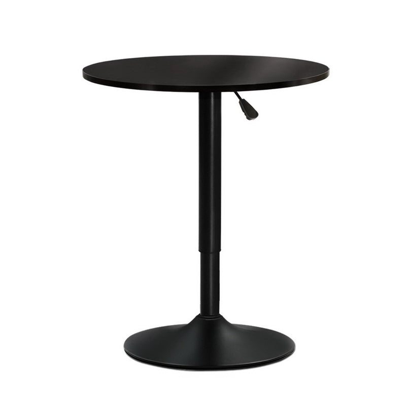 Bar Table Kitchen Tables Swivel Round Metal Black