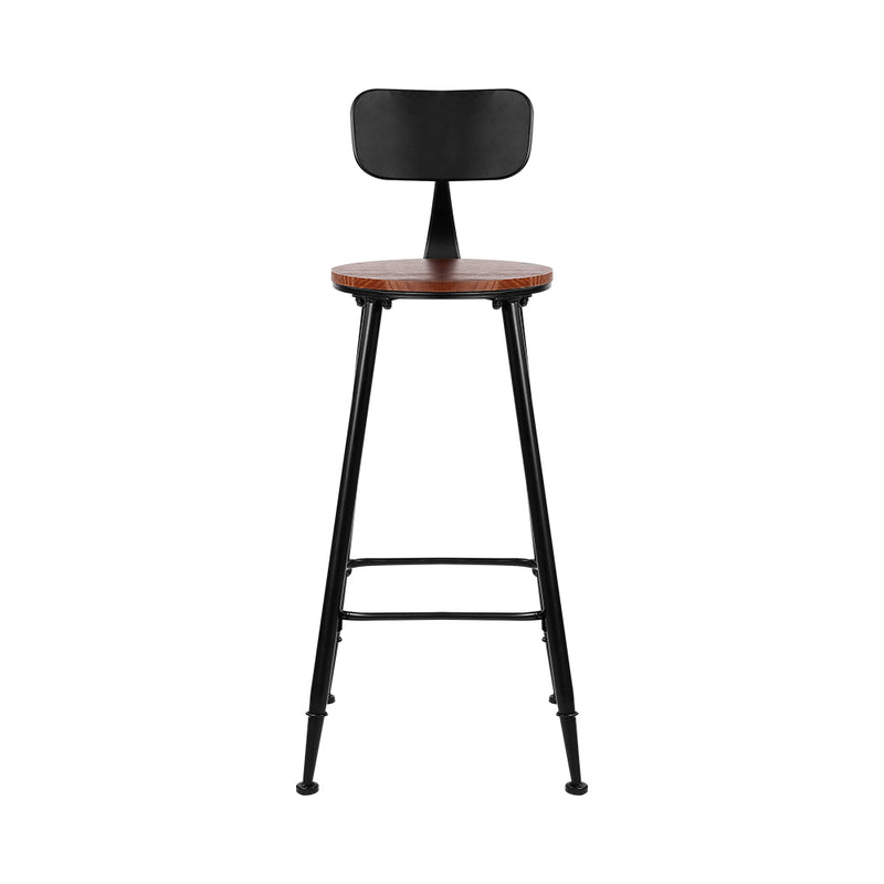 4x Vintage Industrial Bar Stool Retro Barstools Dining Chairs Kitchen