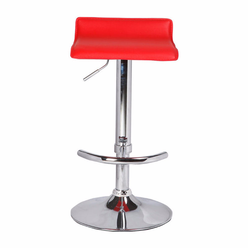 Set of 2 Mika Gas Lift Bar Stools Red