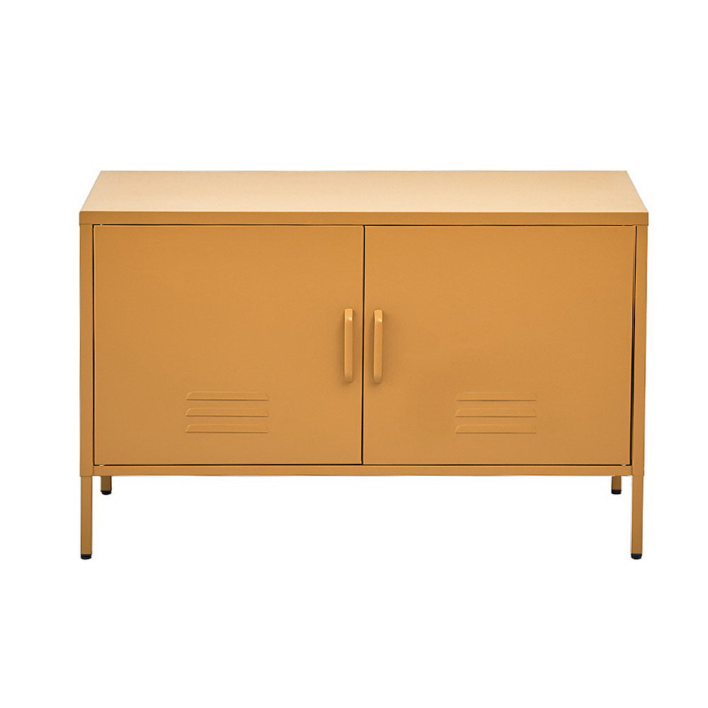 Buffet Sideboard Metal Cabinet - BASE Yellow