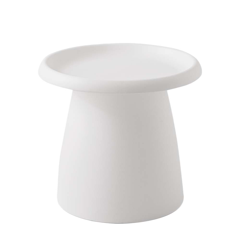 Coffee Table Round 52CM Plastic White