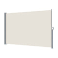 Side Awning Sun Shade Outdoor Blinds Retractable Screen 2X3M Cream