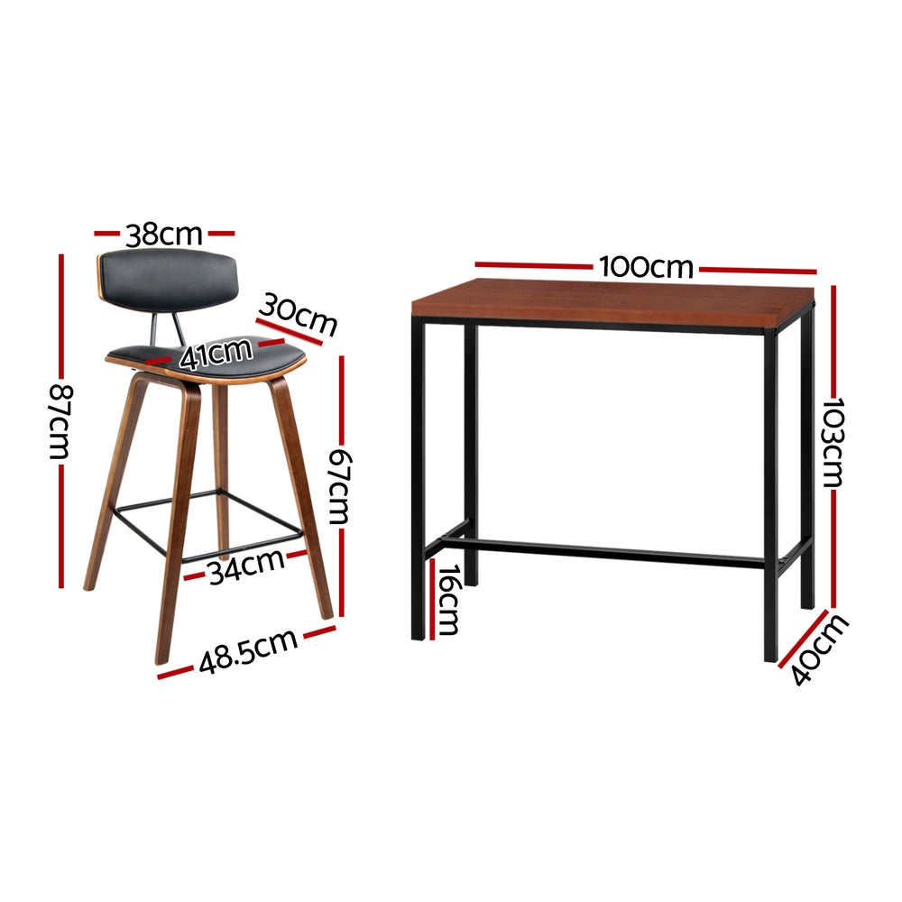 Stools Bar Table 100cm Coffee Table Bar Table 100cm High Roma