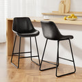Set of 2 Archer Bar Stools - Black