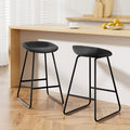 Set of 2 Ludovic Bar Stools - Black