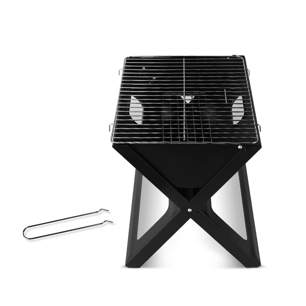 BBQ Grill Charcoal Smoker Foldable