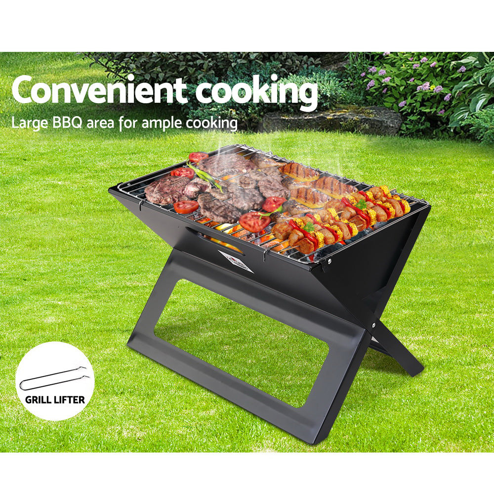BBQ Grill Charcoal Smoker Foldable