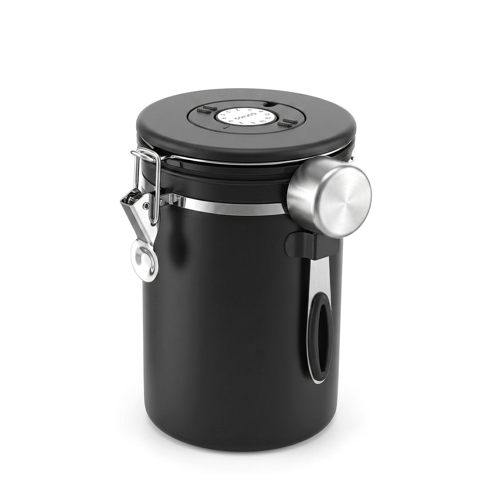 1.8L Stainless Steel Coffee Bean Storage Container Coffee Canister
