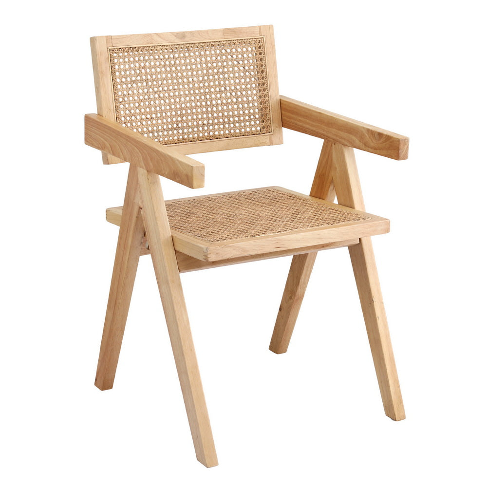 Handcrafted Rattan Dining Chair – Natural