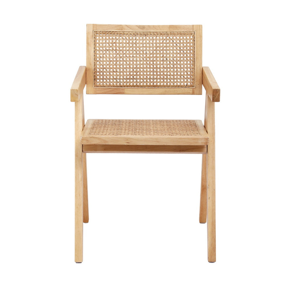 Handcrafted Rattan Dining Chair – Natural