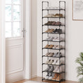 10-Tier Shoe Rack – Black (Holds Up to 20 Pairs)
