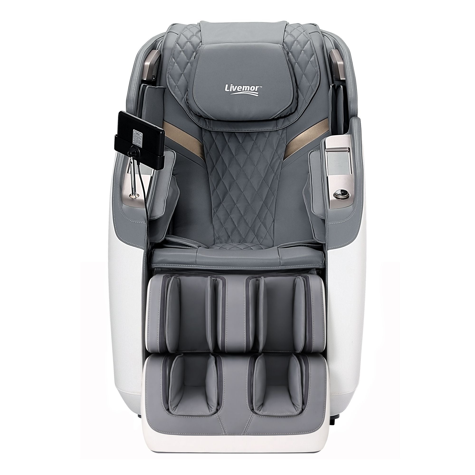 Prestige 4D Dual Mechanism Massage Chair, Full Body Zero Gravity Recliner with Extended SL Track, Body Scan, Air Compression, Waist Heating, Foot Rollers, Voice Control & Wireless Charging