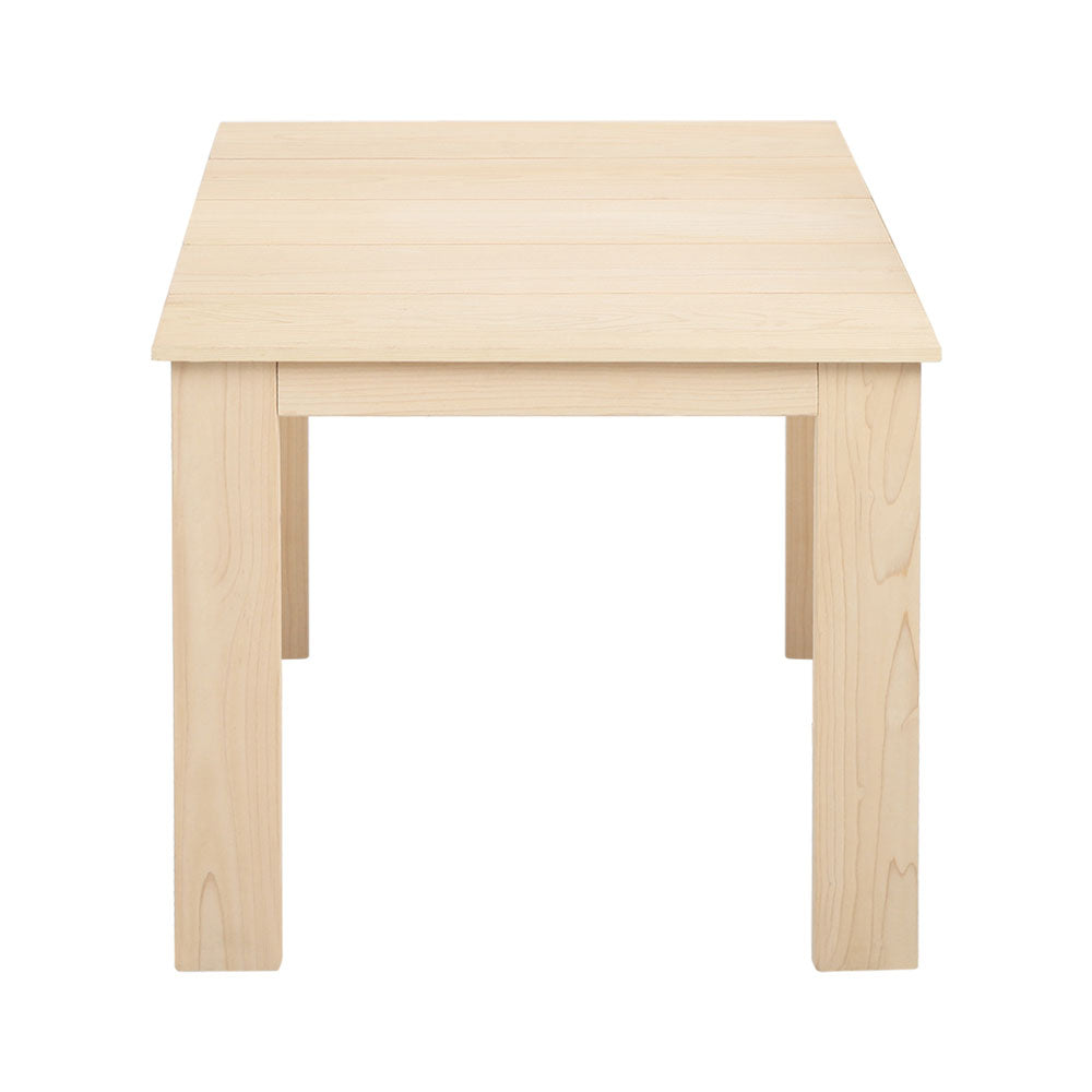Wooden Coffee Side Table for Outdoor and Indoor Use - Natural