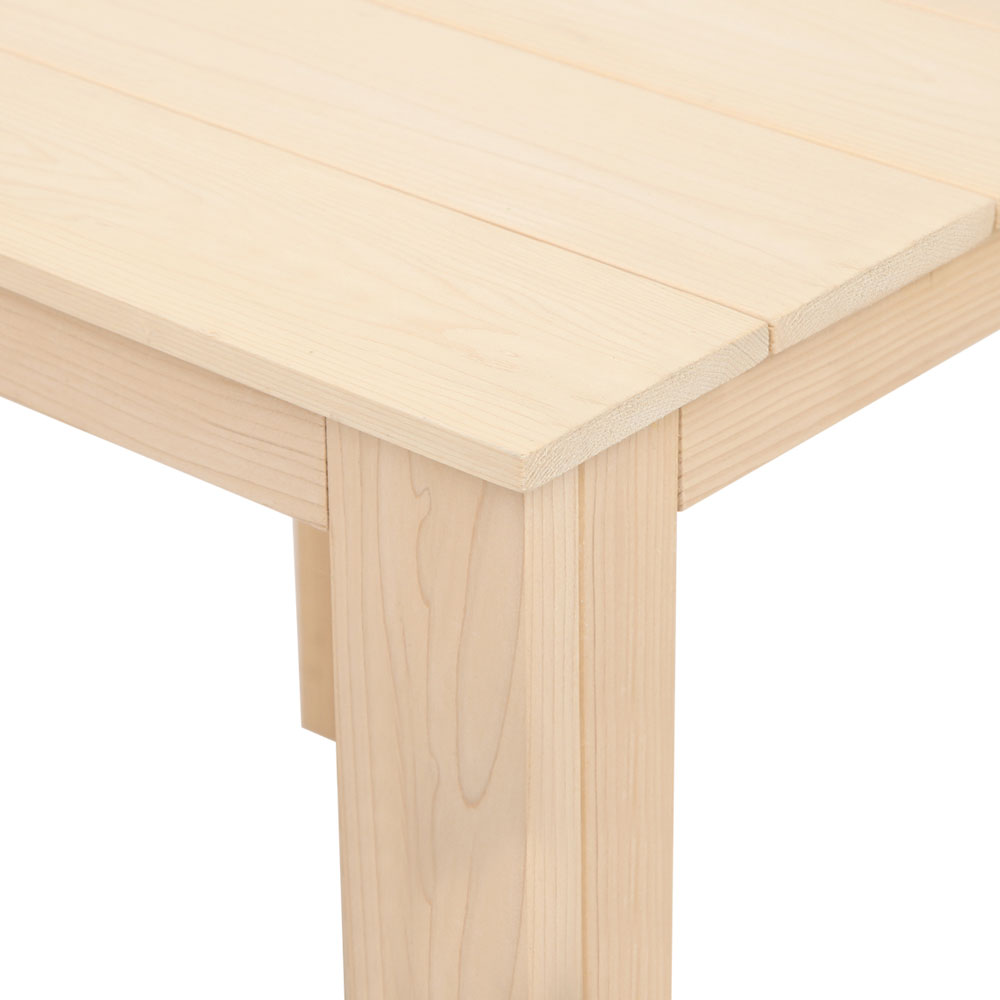 Wooden Coffee Side Table for Outdoor and Indoor Use - Natural