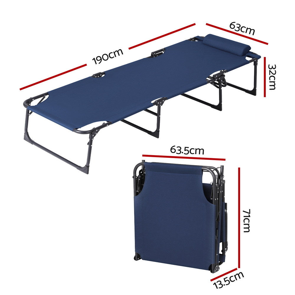 Sun Lounger Folding Lounge Beach Chair Patio Outdoor Furniture