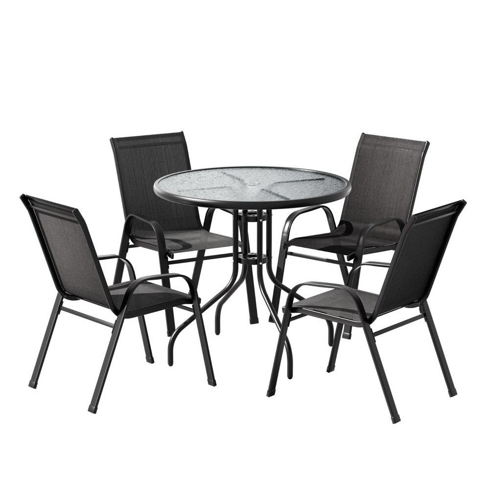 Outdoor Dining Set Table and Chairs Patio Garden Furniture Bistro Set