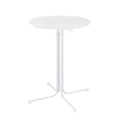 Outdoor Bar Table Round Folding Desk Top 109cm Patio Furniture White
