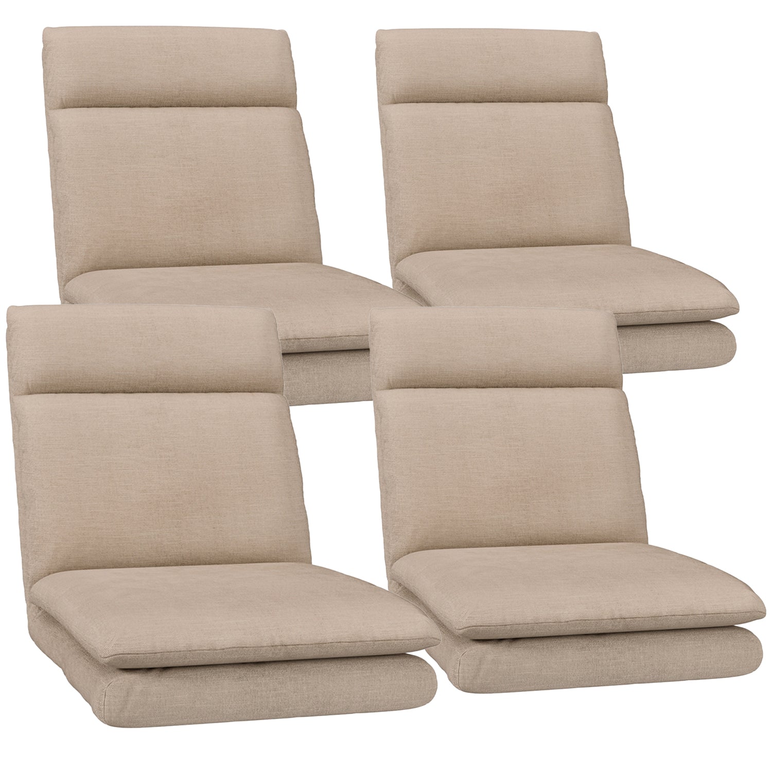4XFloor Chair Sofa Linen Beige