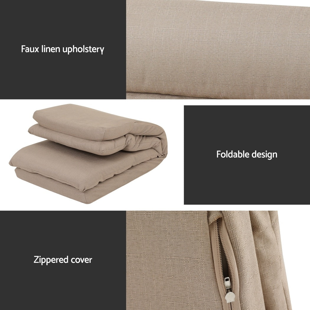 4XFloor Chair Sofa Linen Beige