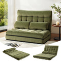 Sofa Bed 2 seater Green Fabric