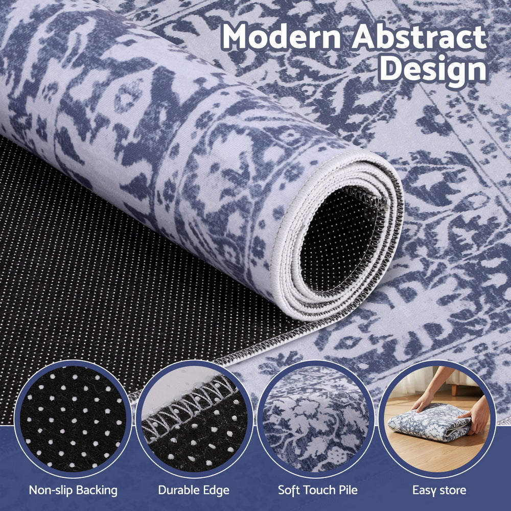 Floor Rug 240X340cm Soft Velvet Washable Modern Area Rug Floor Carpet Mat