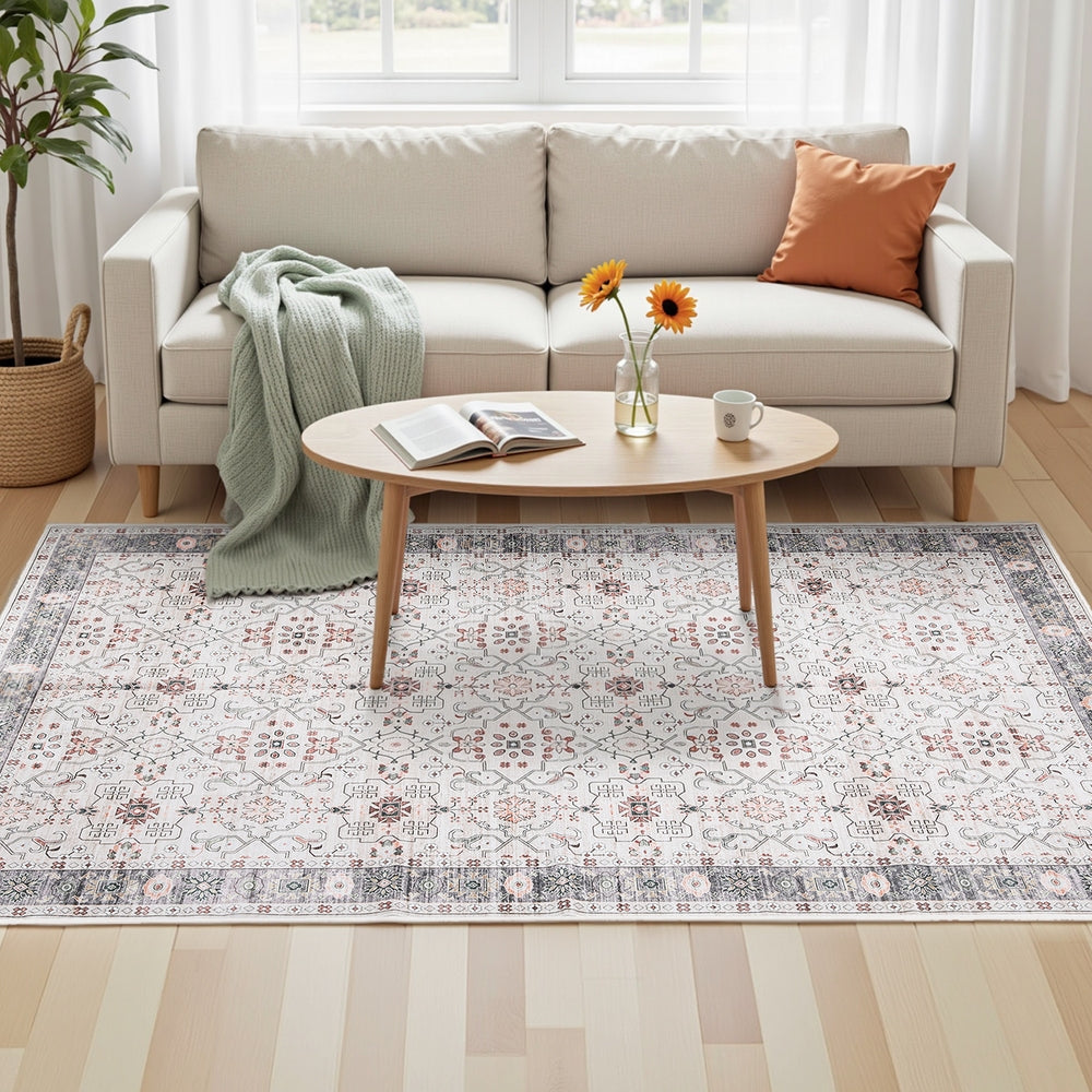Washable Floor Rug 160X230cm Large Area Rug Modern Living Room Carpet
