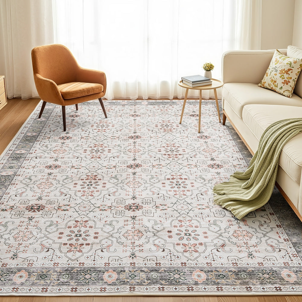 Washable Floor Rug 240X340cm Large Area Rug Modern Living Room Carpet
