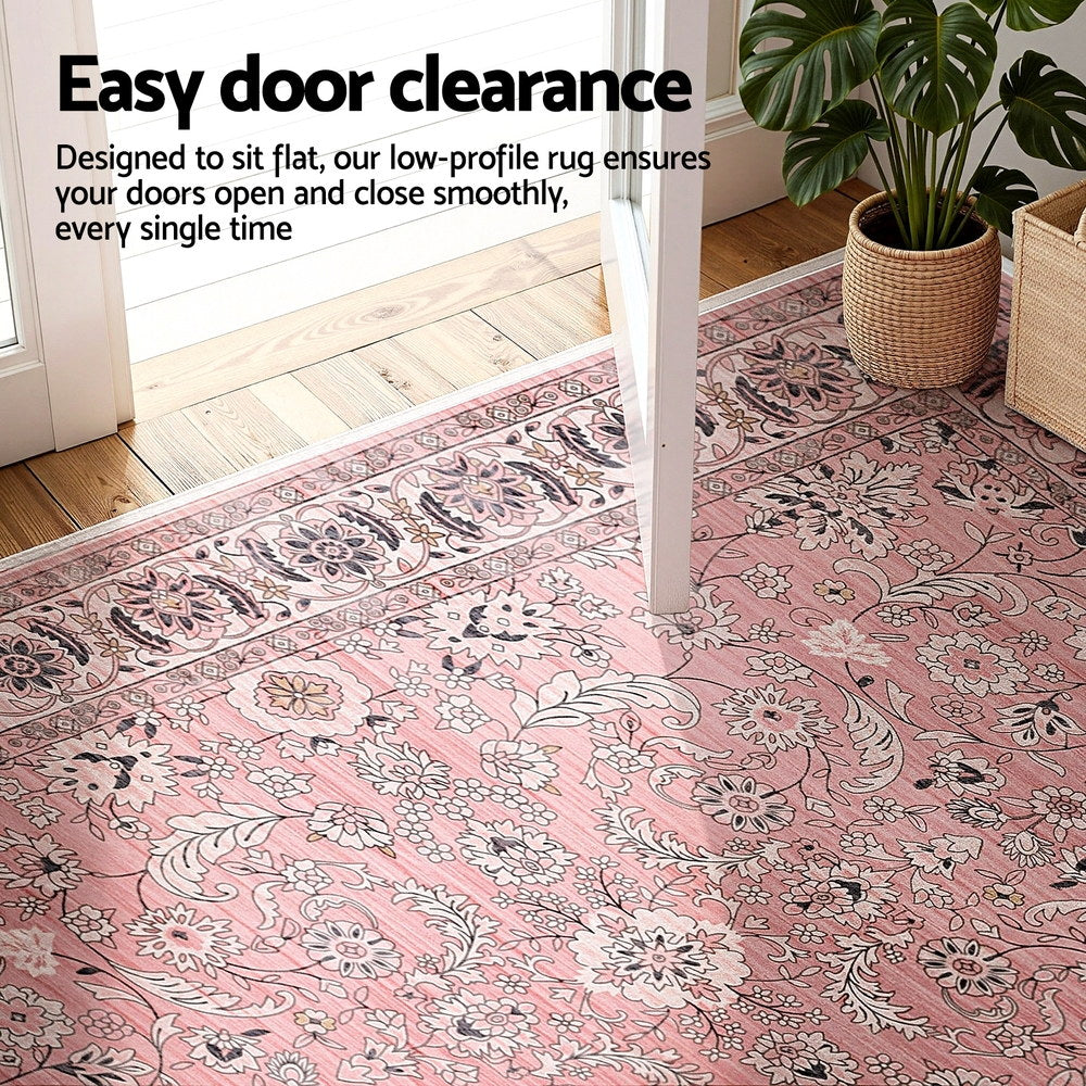 Floor Rug 200X290cm Large Washable Area Rug Vintage Living Room Carpet