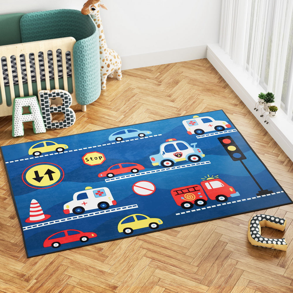 160x230cm Area Rug Washable Mat Large Carpet Soft Short Pile Kids
