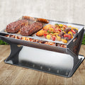 Fire Pit BBQ Grill Steel