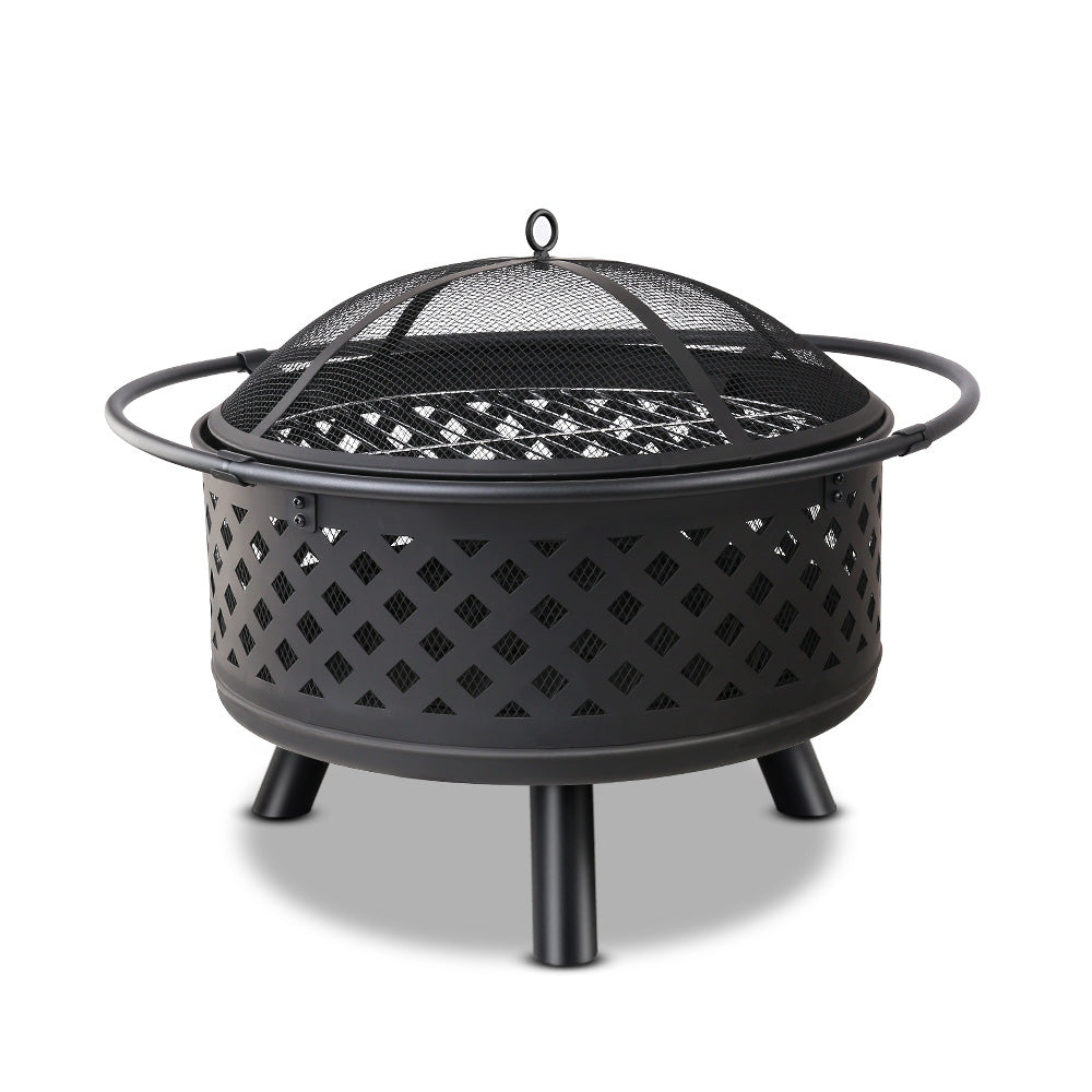 Fire Pit BBQ Grill 76cm