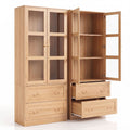 Buffet Sideboard Cabinets X2 180cm Hutch Storage Kitchen Drawer Door Wood