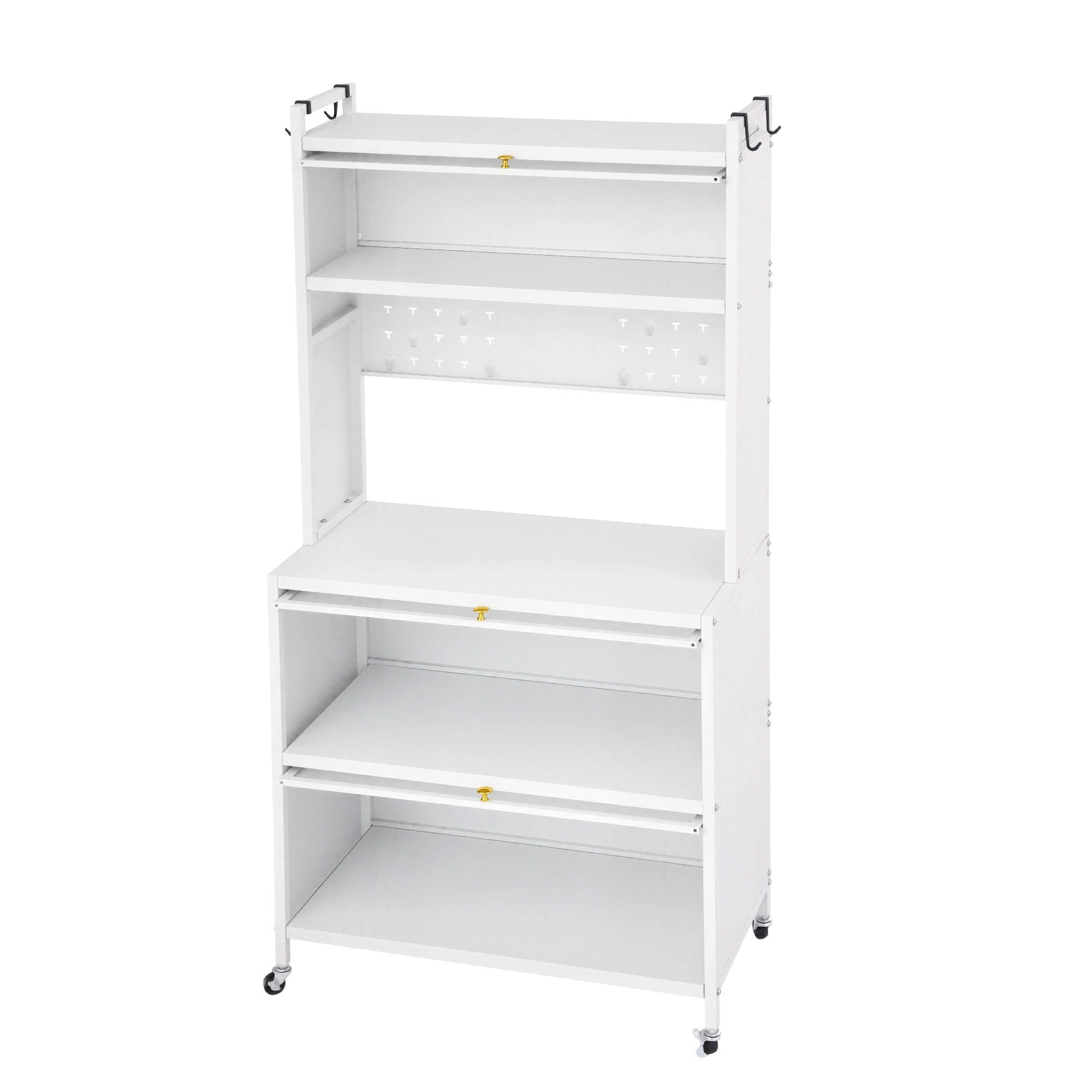 Kitchen Cabinet Storage Shelves Pegboard Cupboard Sideboard 80CMX164CM