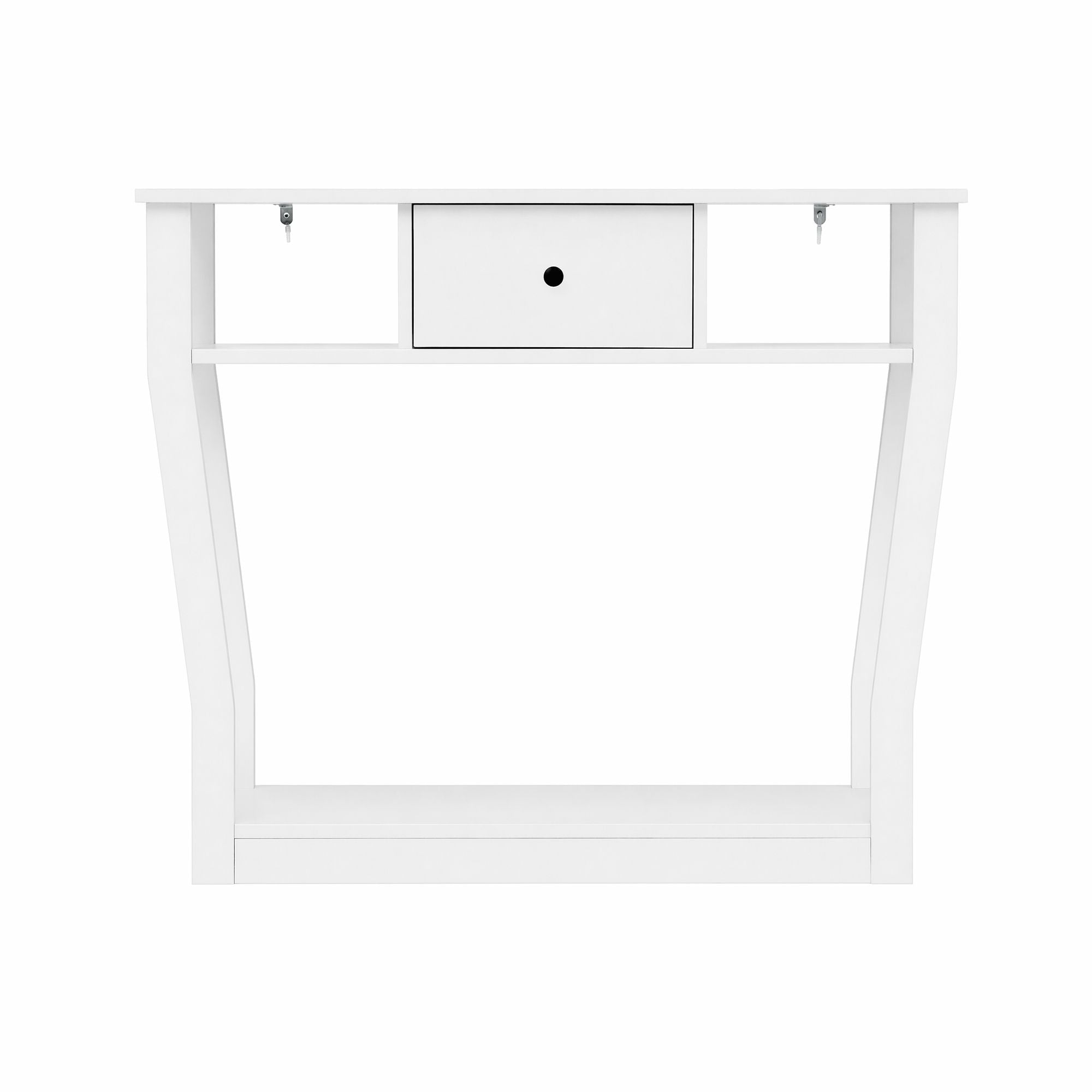 Console Table Entryway Hallway Sofa Side Table Drawer Shelf 100CM White