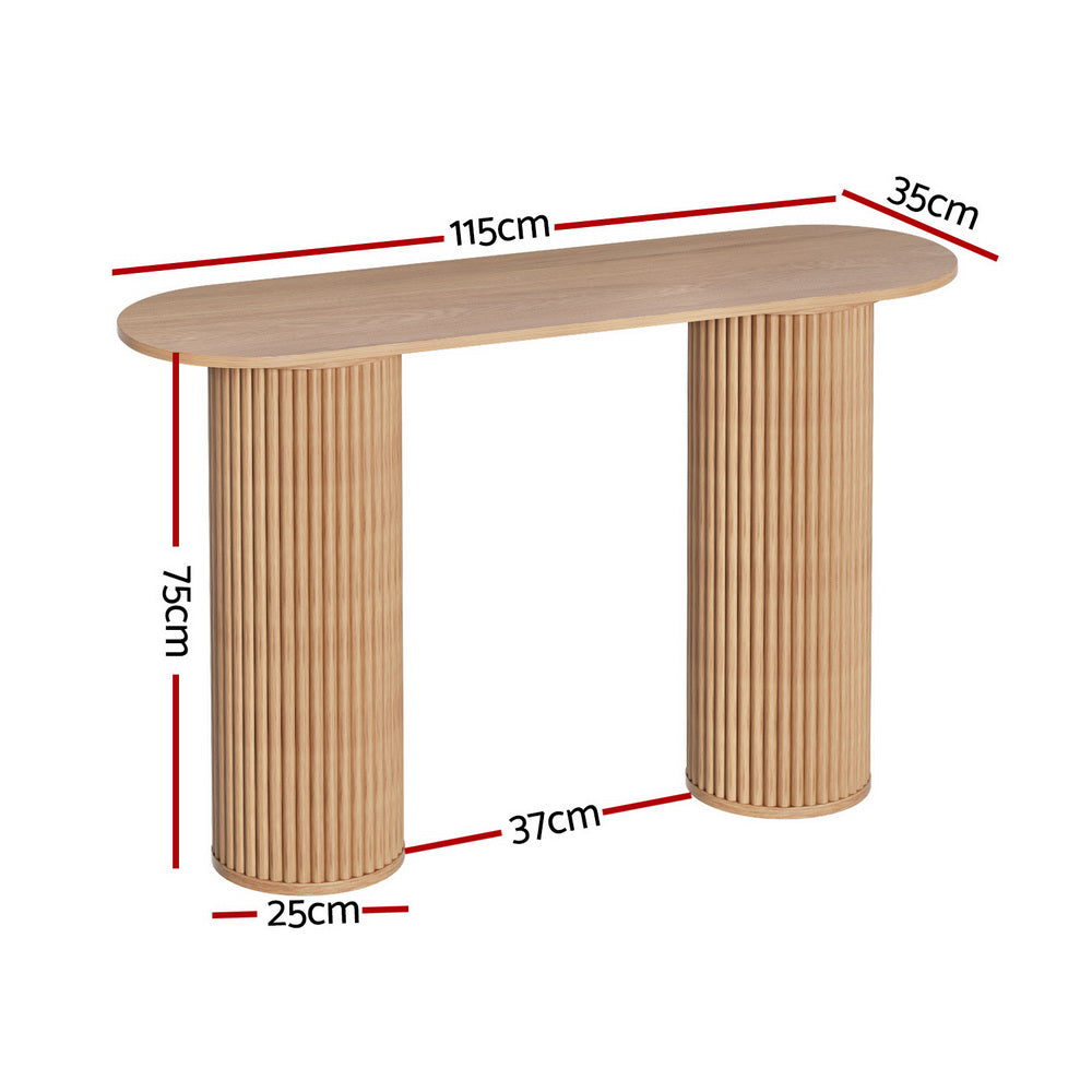 Console Table Oval 115CM Pine Blake