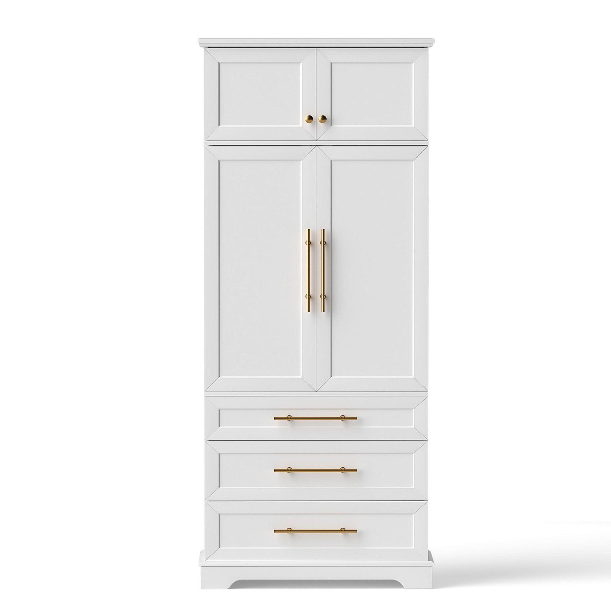 Set of 2 Buffet Sideboard Cabinet Pantry Kitchen Storage Cupboard Drawers Doors