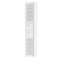 2X Bathroom Toilet Storage Cabinet Laundry Tallboy Cupboard