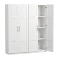 2x Buffet Sideboard Cabinet Pantry Hutch Kitchen Storage Organiser White