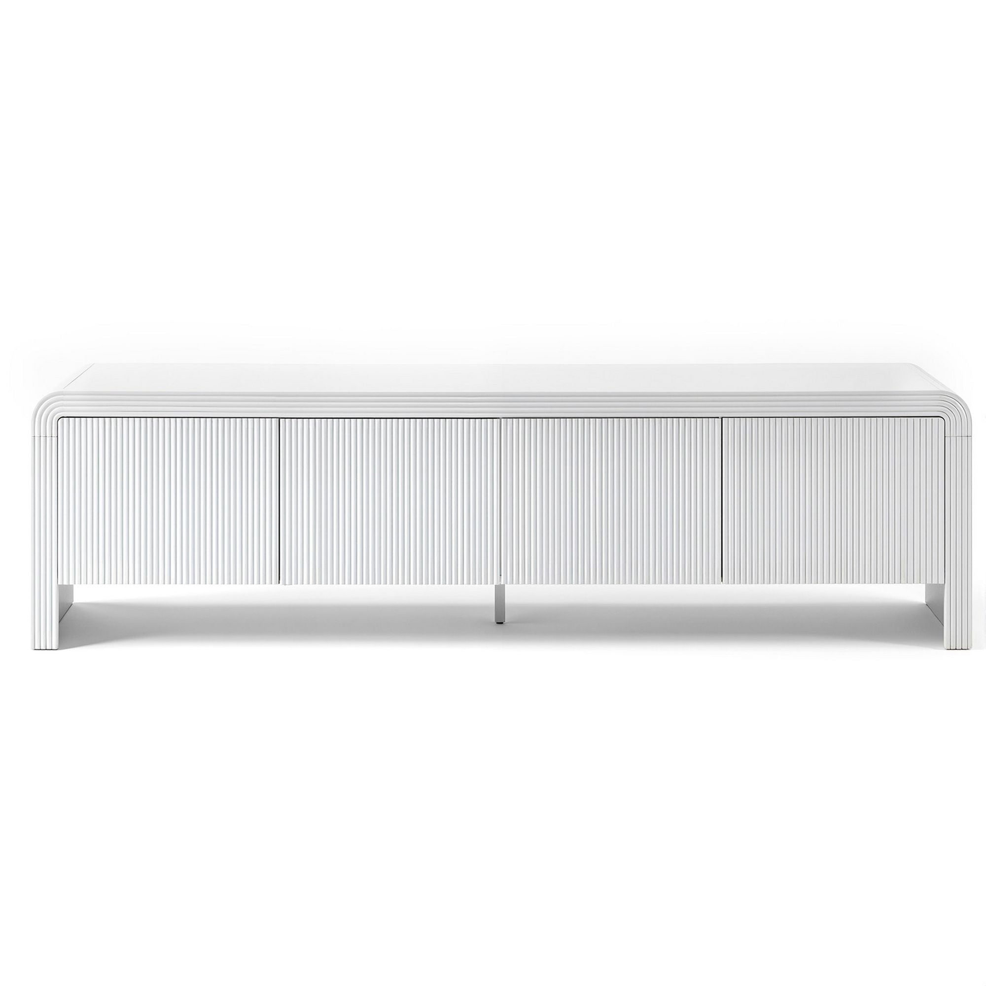 TV Unit Entertainment Unit Storage Cabinet 180cm White
