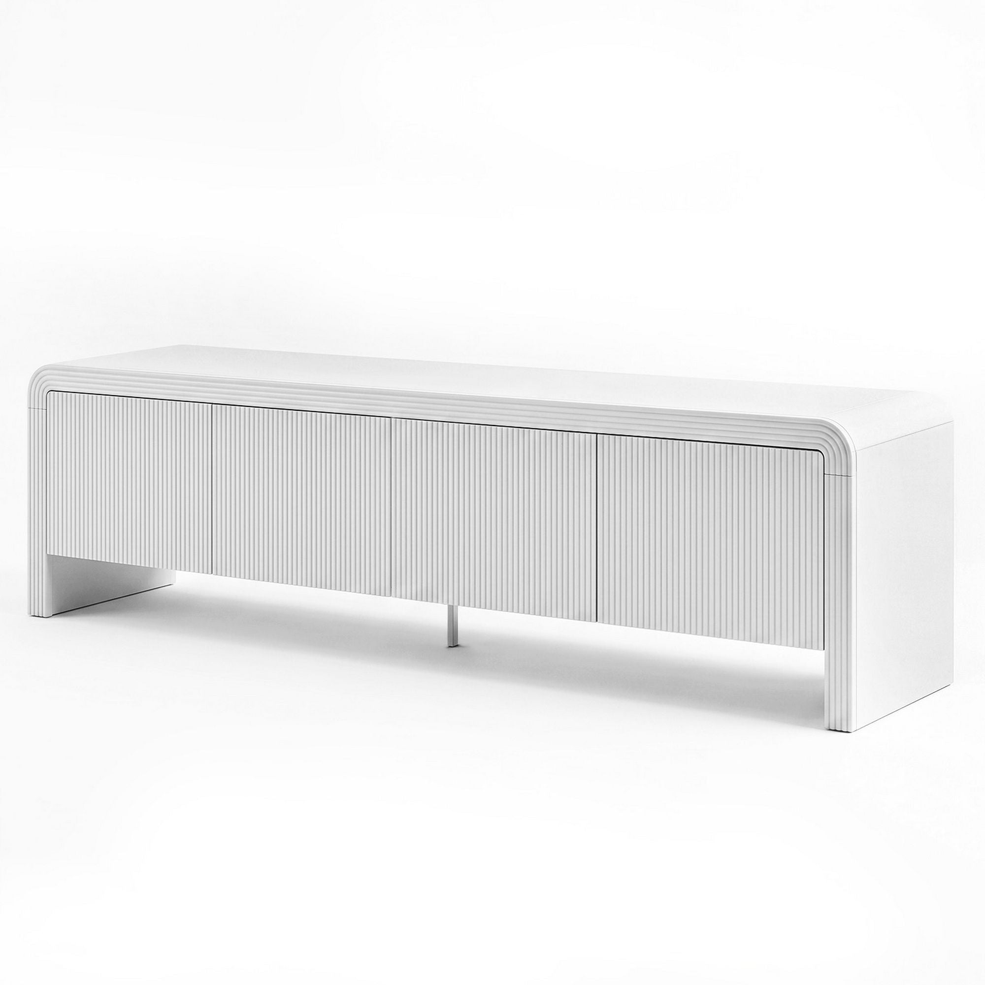 TV Unit Entertainment Unit Storage Cabinet 180cm White